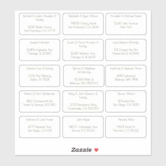 15 Simple Individual Guest Name Address