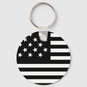 15 Star Us Flag Keychain