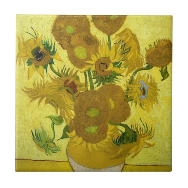 15 sunflowers tile (Front)