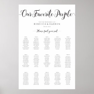 15 Table Wedding Seating Chart Our Favourite Peopl