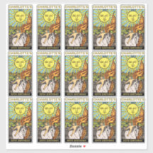 15 x 30th Birthday Sun Tarot Card Name & Photo