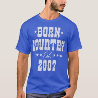 15 Year Old Country Music Lover 2007 15th Birthday T-Shirt