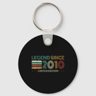 15 Years Old Legend Since 2010 15th Birthday  Keychain