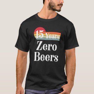 15 Years Sober Recovery Men Celebrate Fifteen Year T-Shirt