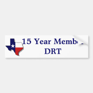 15 Yr Member Bumper Sticker