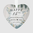 15e anniversaire du Mariage de cristal noir + blan