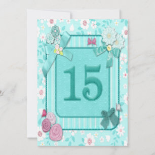 15e anniversaire invitation