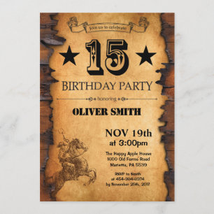 15e Invitation à l'anniversaire de l'Ouest