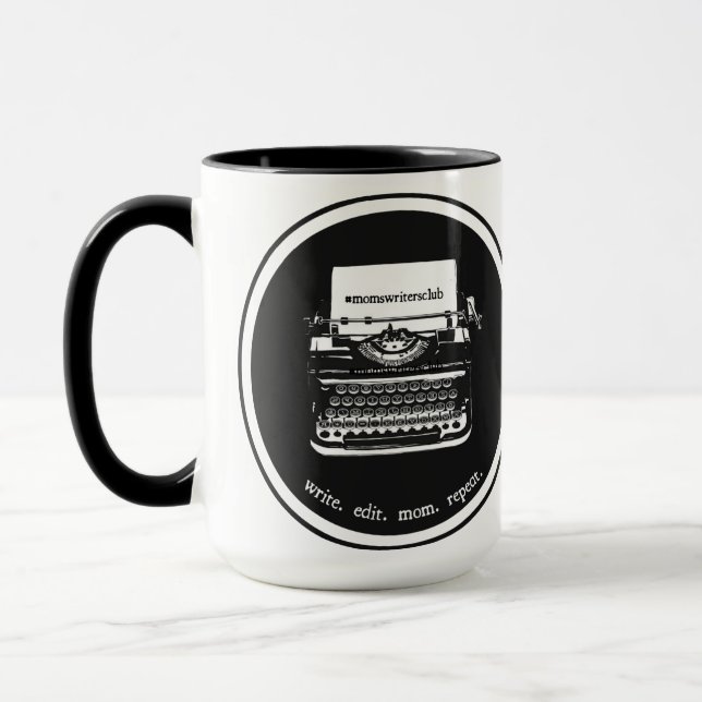 15oz Black/black Mug (Left)