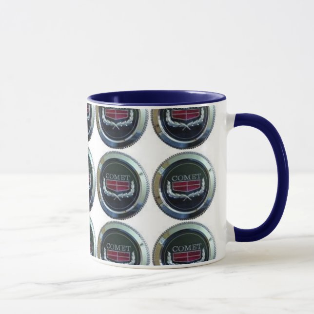 15oz bleu. Tasse de sonnerie (Droite)