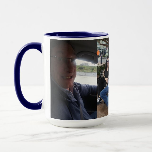 15oz Combo Custom Coffee Photo Mug2 By Zazz_it Mug (Left)