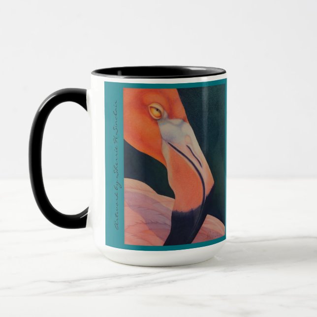 15oz Flamingo Mug (Left)