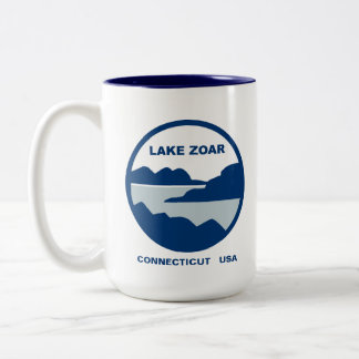 15oz Mug, Lake Zoar Two-Tone Coffee Mug