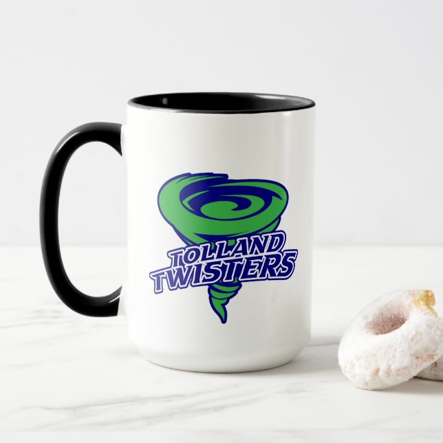 15oz Tolland Twisters Coffee Cup (With Donut)