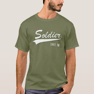 15Th Anniversary In Service Soldier Since 2007 Gif T-Shirt