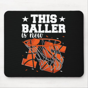 15th Birthday Basketball  Boys Mouse Pad