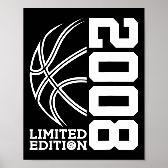15th Birthday Basketball Limited Edition 2008 1 Poster (Front)