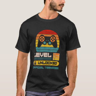 15th Birthday Boys Level 15 Unlocked Official Tee