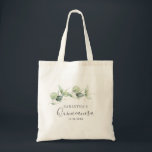 15th Birthday Eucalyptus Quinceanera Greenery Tote Bag<br><div class="desc">TIP: Matching items available in this collection. Our botanical eucalyptus birthday collection features watercolor foliage and modern typography in dark grey text. Use the "Customize it" button to further re-arrange and format the style and placement of text. Could easily be repurpose for other special events like anniversaries, baby shower, birthday...</div>