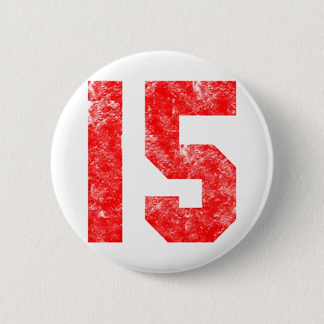 15th Birthday Gifts 2 Inch Round Button (Front)
