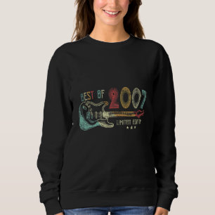 15th Birthday Guitar  Womens Mens Vintage Best Of  Sweatshirt