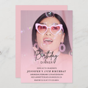 15th birthday invitations Birthday Dinner Photo