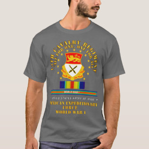 15th Cavalry Regiment All for One AEF w SVC WWI T-Shirt