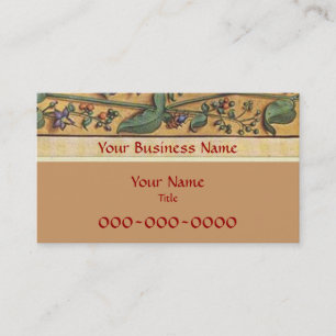 15th Century Botanical Business Card