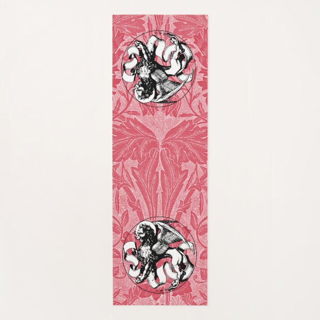 15th Century St Mark's Emblem Winged Lion Yoga Mat (Front)