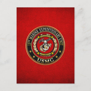 15th Marine Expeditionary Unit (15th MEU) [3D] Postcard