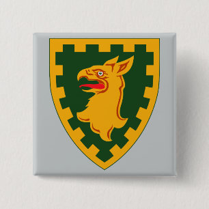 15th Military Police Brigade 2 Inch Square Button
