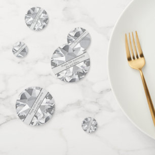 15th Wedding Anniversary, Crystal Confetti