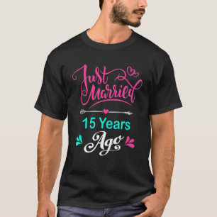 15Th Wedding Anniversary Matching Couple Him And H T-Shirt