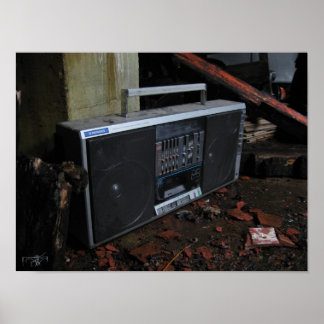 15x11 Boom Box Print