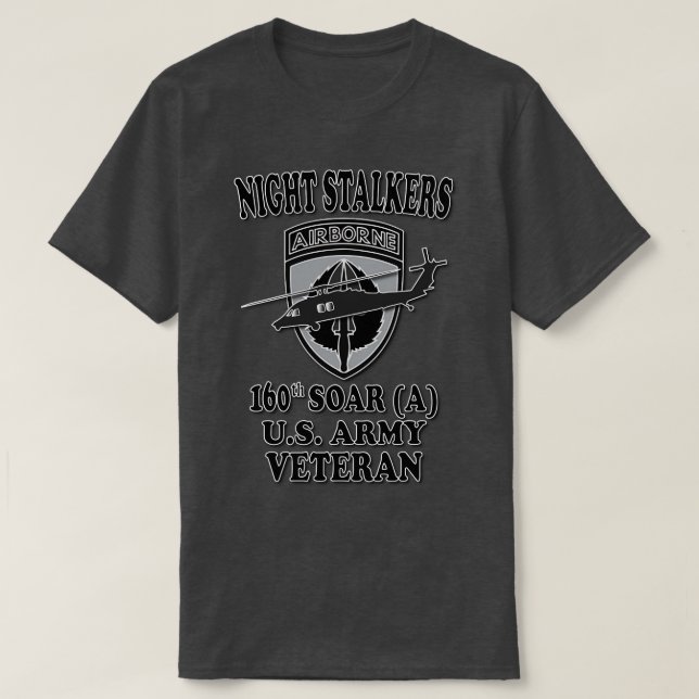 160th SOAR A Veteran T-Shirt (Design Front)