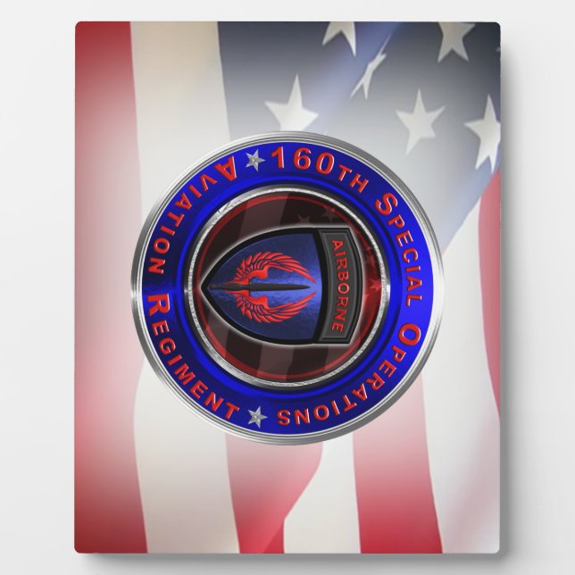 160th Special Operations Aviation NIGHT STALKERS   Plaque (Front)