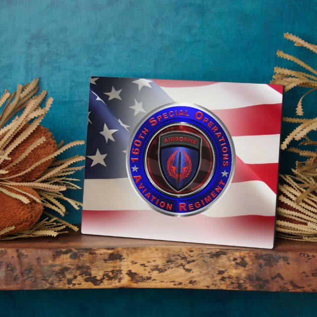 160th Special Operations Aviation “NIGHTSTALKERS”  Plaque (Side)