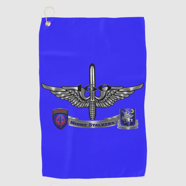 160th Special Operations Aviation Regiment “SOAR”  Golf Towel (Front)
