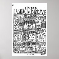 1616 Drawing of Cusco, Peru