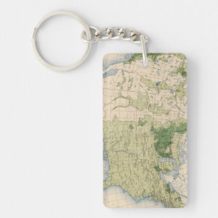 161 Barley/sq mile Keychain