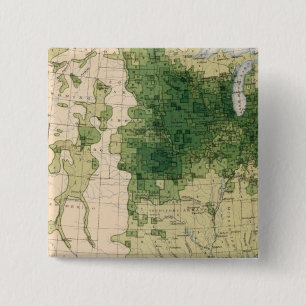 162 Hay, forage/sq mile 2 Inch Square Button