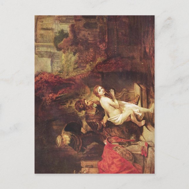 1647 Rembrandt - Susanna und die beiden Alten Remb Postcard (Front)