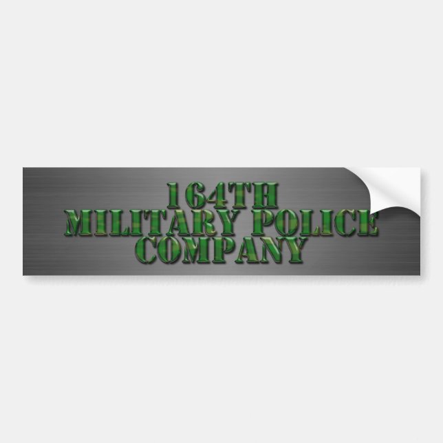 164th MP Co. Bumper Sticker (Front)