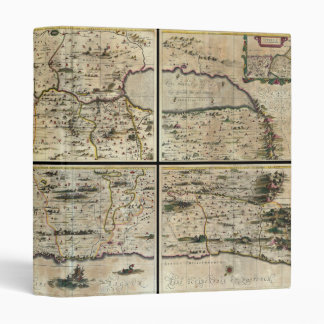 1662 Janson Hornius Holy Land Israel Palestine Map Binder