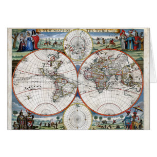 1676 World Map