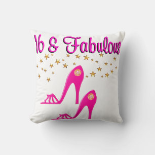 16 AND FABULOUS 16TH BIRTHDAY DESIGN THROW PILLOW
