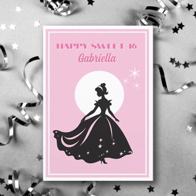 16 ans! Bonne carte de voeux d'anniversaire (Créateur téléchargé)