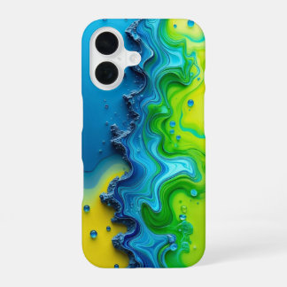 16 Aqua et rivière Lime _ coque iphone