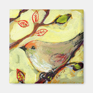 16 Birds, No 8 - Square Magnet