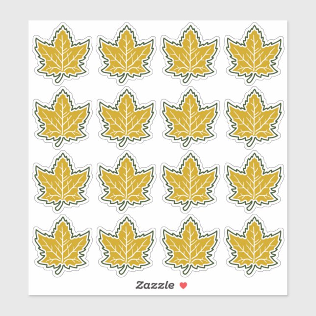 16 Canadian Maple Leaf Anniversary 150 Years (Sheet)